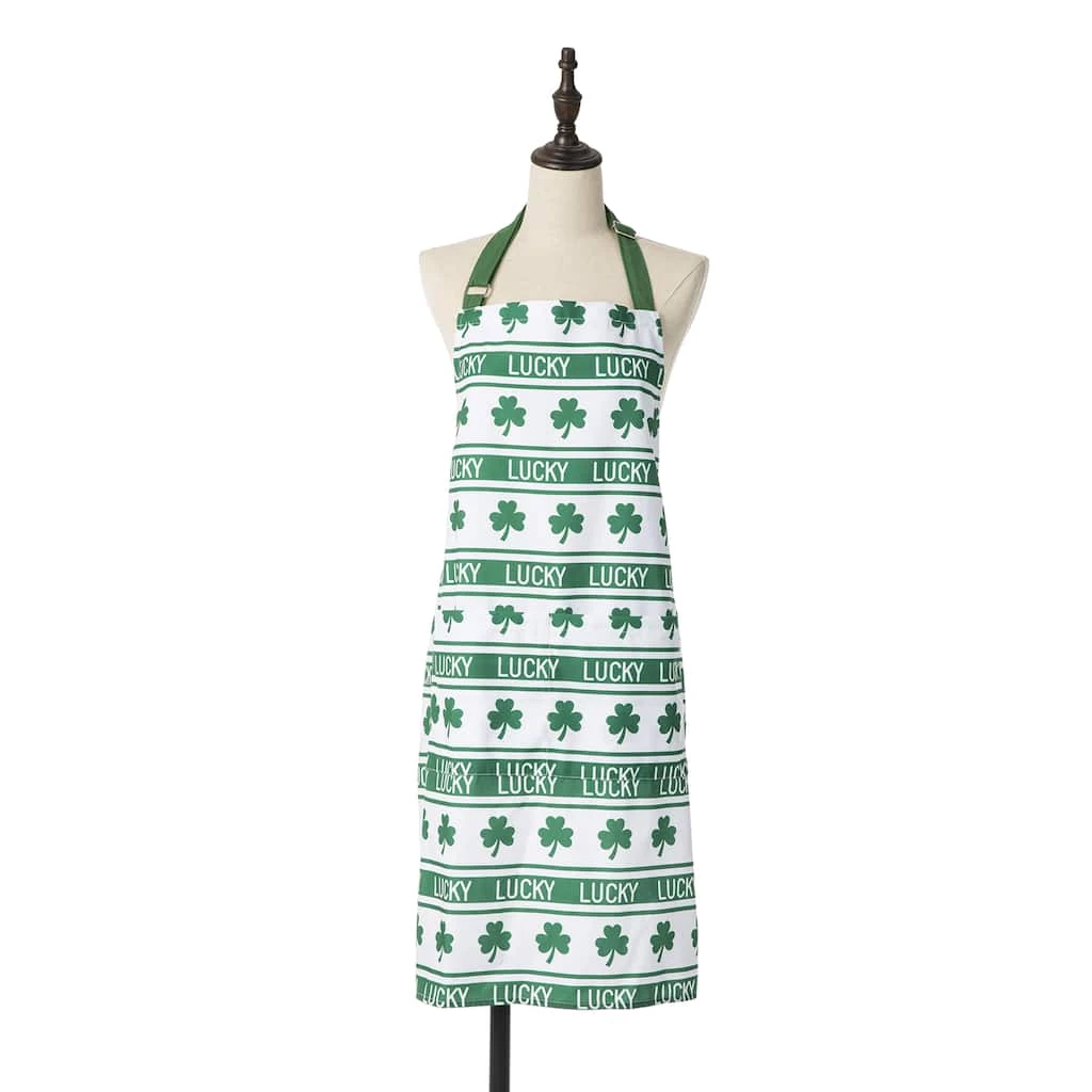 Budget π₯ Glitzhome® 31.25" St. Patrick's Shamrocks Apron 𧨠3 Budget π₯ Glitzhome® 31.25" St. Patrick's Shamrocks Apron π§¨
