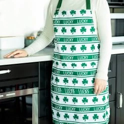 Budget π₯ Glitzhome® 31.25" St. Patrick's Shamrocks Apron 𧨠12 Budget π₯ Glitzhome® 31.25" St. Patrick's Shamrocks Apron 𧨠-Glitzhome Sales D582843S 3