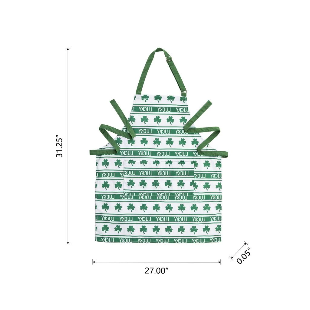 Budget π₯ Glitzhome® 31.25" St. Patrick's Shamrocks Apron 𧨠10 Budget π₯ Glitzhome® 31.25" St. Patrick's Shamrocks Apron 𧨠- Image 8