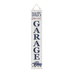 New 😉 Glitzhome® 3.5ft. Double Sided Wooden Porch Sign 👩 Mother's Day & Father's Day 😀