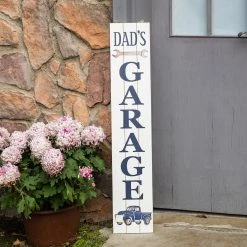 New 😉 Glitzhome® 3.5ft. Double Sided Wooden Porch Sign 👩 Mother's Day & Father's Day 😀 -Glitzhome Sales D582846S 3