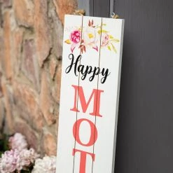 New 😉 Glitzhome® 3.5ft. Double Sided Wooden Porch Sign 👩 Mother's Day & Father's Day 😀 -Glitzhome Sales D582846S 7