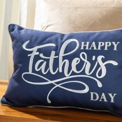 New ❤️ Glitzhome® 18" Faux Burlap Happy Father's Day Pillow 🧨 13 New ❤️ Glitzhome® 18" Faux Burlap Happy Father's Day Pillow 🧨 -Glitzhome Sales D582847S 4