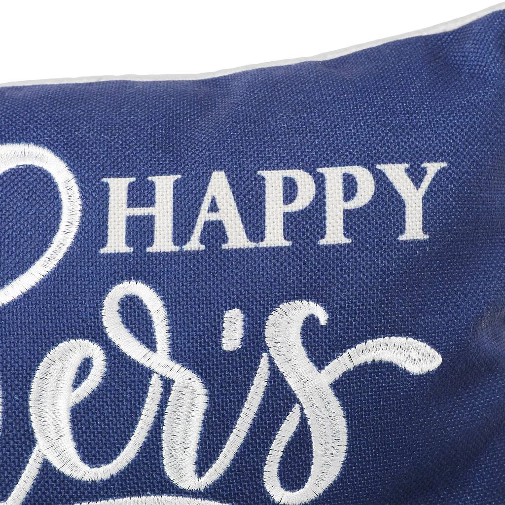 New ❤️ Glitzhome® 18" Faux Burlap Happy Father's Day Pillow 🧨 8 New ❤️ Glitzhome® 18" Faux Burlap Happy Father's Day Pillow 🧨 - Image 6