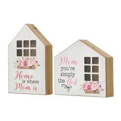 Outlet π Glitzhome® Lighted Wood π© Mother's Day House Shaped Table Sign Set 𧨠15 Outlet π Glitzhome® Lighted Wood π© Mother's Day House Shaped Table Sign Set 𧨠-Glitzhome Sales D582850S 6