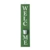 Best Sale 🧨 Glitzhome® 3.5ft. Welcome Porch Sign with Metal Planter 😍 -Glitzhome Sales D583515S 1