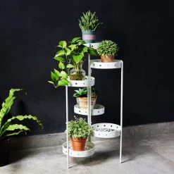 Discount ⌛ Glitzhome® Foldable Multi-Tiered Round Metal Planter Stand ✔️ 14 Discount ⌛ Glitzhome® Foldable Multi-Tiered Round Metal Planter Stand ✔️ -Glitzhome Sales D583520S 3