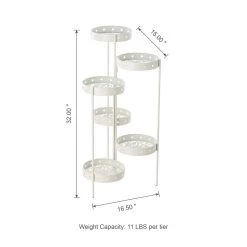 Discount ⌛ Glitzhome® Foldable Multi-Tiered Round Metal Planter Stand ✔️ 19 Discount ⌛ Glitzhome® Foldable Multi-Tiered Round Metal Planter Stand ✔️ -Glitzhome Sales D583520S 8