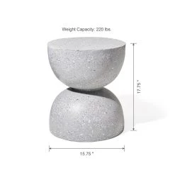 Cheapest 🌟 Glitzhome® 18" Multi-Functional Terrazzo Garden Stool 💯 -Glitzhome Sales D583524S 8