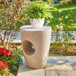 Coupon 🤩 Glitzhome® 18" Multi-Functional Terrazzo Garden Stool 🔥 -Glitzhome Sales D583528S 3