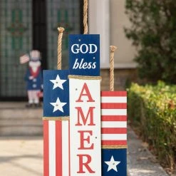 Brand new π Glitzhome® 36.25" Lighted Wood Patriotic Firecracker Porch Décor β 12 Brand new π Glitzhome® 36.25" Lighted Wood Patriotic Firecracker Porch Décor β -Glitzhome Sales D583549S 3