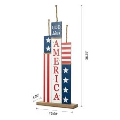 Brand new π Glitzhome® 36.25" Lighted Wood Patriotic Firecracker Porch Décor β 16 Brand new π Glitzhome® 36.25" Lighted Wood Patriotic Firecracker Porch Décor β -Glitzhome Sales D583549S 7