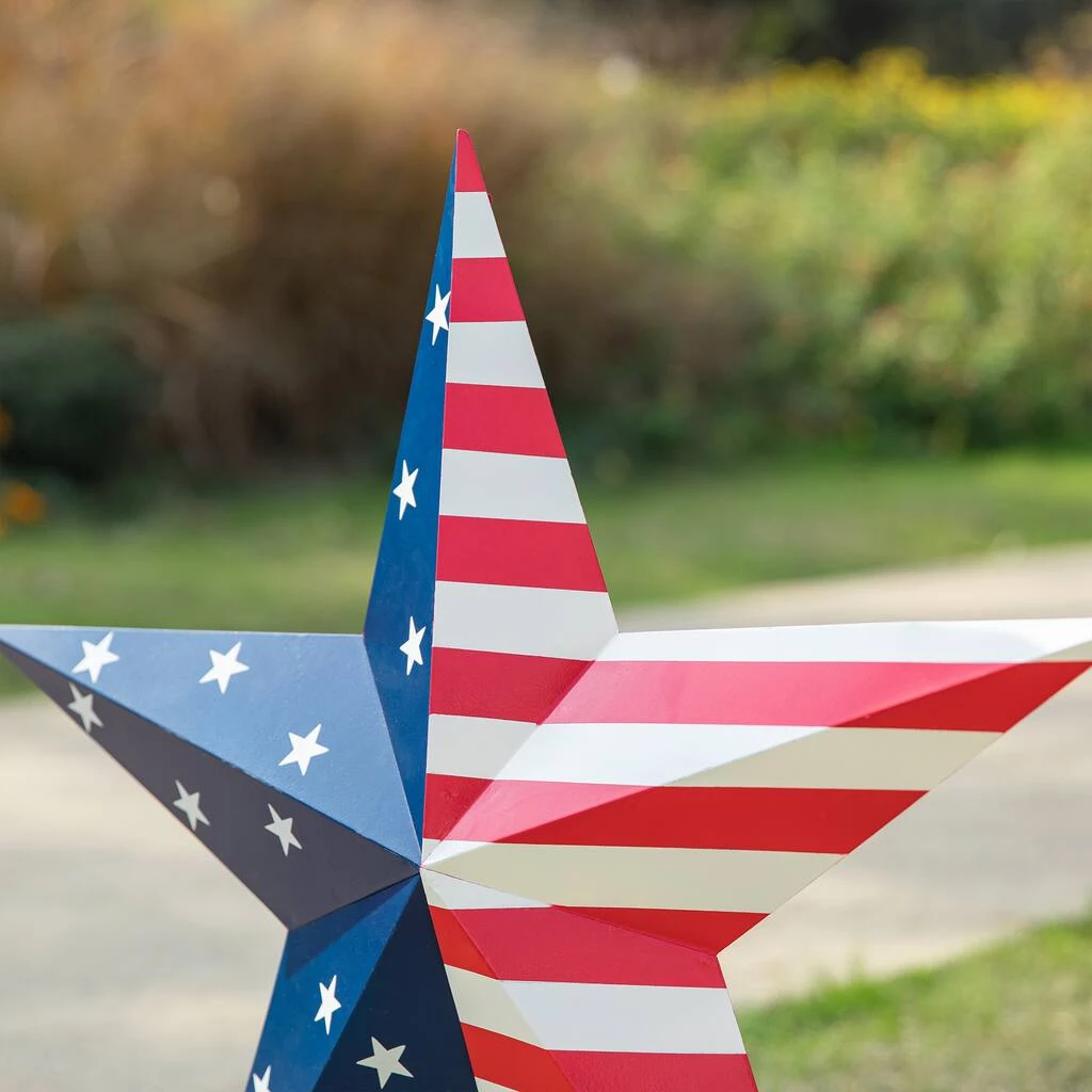 Outlet ⭐ Glitzhome® 30.75" Metal Patriotic Yard Stake Décor 🧨 7 Outlet ⭐ Glitzhome® 30.75" Metal Patriotic Yard Stake Décor 🧨 - Image 5