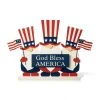 Best reviews of ✔️ Glitzhome® 15.5" Patriotic Gnome Family Table Sign 🤩