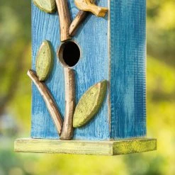 Top 10 π₯° Glitzhome® 13" Blue Distressed Bird & Tree Birdhouse π 11 Top 10 π₯° Glitzhome® 13" Blue Distressed Bird & Tree Birdhouse π -Glitzhome Sales D583632S 6