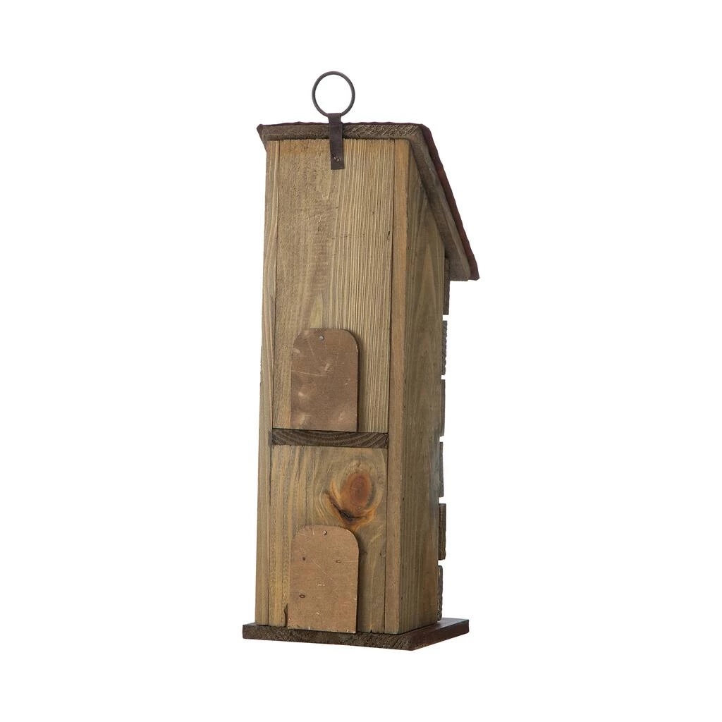 Best Sale β Glitzhome® 14.5" Brown & Red Pallet Distressed Birdhouse π― 7 Best Sale β Glitzhome® 14.5" Brown & Red Pallet Distressed Birdhouse π― - Image 5