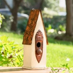 Top 10 ❤️ Glitzhome® 13.25" White Distressed Wood Birdhouse 🧨 10 Top 10 ❤️ Glitzhome® 13.25" White Distressed Wood Birdhouse 🧨 -Glitzhome Sales D583639S 3