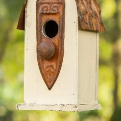 Top 10 ❤️ Glitzhome® 13.25" White Distressed Wood Birdhouse 🧨 11 Top 10 ❤️ Glitzhome® 13.25" White Distressed Wood Birdhouse 🧨 -Glitzhome Sales D583639S 6