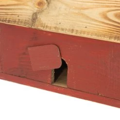 Discount 🔔 Glitzhome® 14.25" Retro Red Distressed Cottage Birdhouse 🔔 -Glitzhome Sales D583640S 7