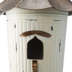 Buy π Glitzhome® 30" White Pagoda Metal Birdhouse π₯ 15 Buy π Glitzhome® 30" White Pagoda Metal Birdhouse π₯ -Glitzhome Sales D583644S 6