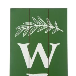 Promo ⭐ Glitzhome® 5ft. Oversized Green Welcome to the Garden Porch Sign 😍 -Glitzhome Sales D583645S 6