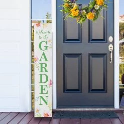 Coupon 🥰 Glitzhome® 42" Spring & ☀️ Summer Welcome Garden Porch Sign 🥰 -Glitzhome Sales D583646S 3