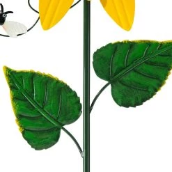 Flash Sale 🔥 Glitzhome® 4ft. Metal Sunflower Yard Stake ❤️ -Glitzhome Sales D584333S 5