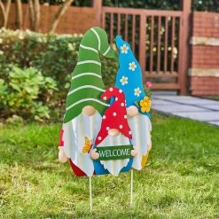 New π₯ Glitzhome® 30" Metal Gnome Family Yard Stake 𧨠11 New π₯ Glitzhome® 30" Metal Gnome Family Yard Stake 𧨠-Glitzhome Sales D584334S 2
