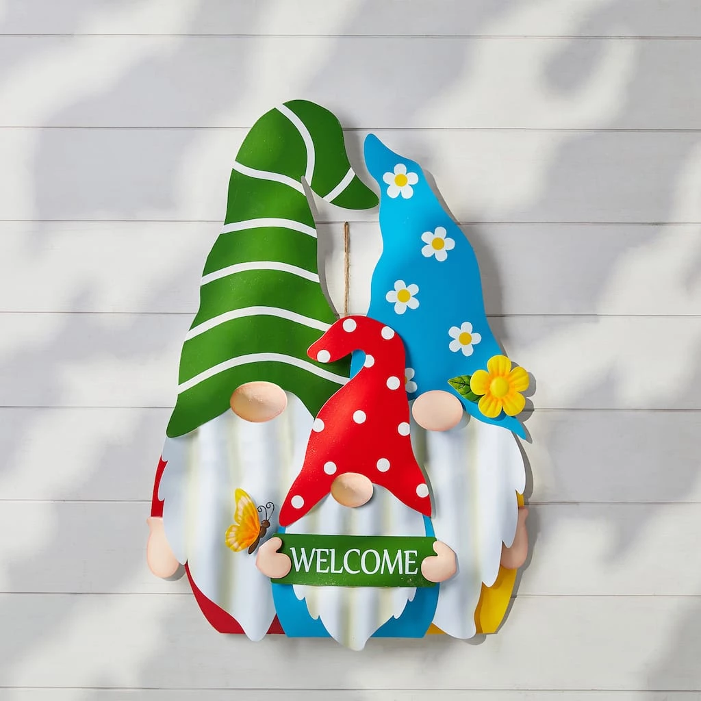 New π₯ Glitzhome® 30" Metal Gnome Family Yard Stake 𧨠6 New π₯ Glitzhome® 30" Metal Gnome Family Yard Stake 𧨠- Image 4