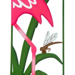 Cheapest 🥰 Glitzhome® 37.75" Metal Flamingo Silhouette Yard Stake Set 😍 -Glitzhome Sales D584336S 8