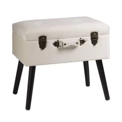 Best reviews of 👏 Glitzhome® Velvet Upholstered Storage Stool ❤️ -Glitzhome Sales D588447S 1 1