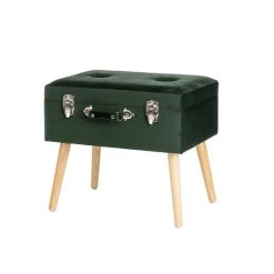 Best reviews of 👏 Glitzhome® Velvet Upholstered Storage Stool ❤️ -Glitzhome Sales D588448S 1