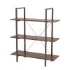 Discount π― Glitzhome® 41.5" Walnut Modern Industry 3-Tier Bookcase β¨ 2 Discount π― Glitzhome® 41.5" Walnut Modern Industry 3-Tier Bookcase β¨ -Glitzhome Sales D588452S 1