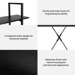 Best Sale π Glitzhome® 55" Black Modern Industry 4-Tier Bookcase βοΈ 14 Best Sale π Glitzhome® 55" Black Modern Industry 4-Tier Bookcase βοΈ -Glitzhome Sales D588453S 5