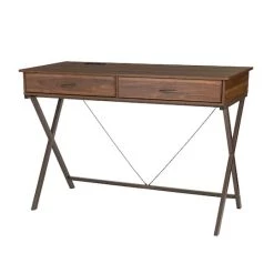 Buy 🎉 Glitzhome® Modern Industry Wooden Writing Desk 🌟 -Glitzhome Sales D588464S 1