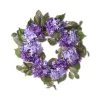 Hot Sale 🛒 Glitzhome® 22" Purple Hydrangea Wreath 🔔 -Glitzhome Sales D600053S 1