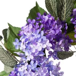 Hot Sale 🛒 Glitzhome® 22" Purple Hydrangea Wreath 🔔 -Glitzhome Sales D600053S 6