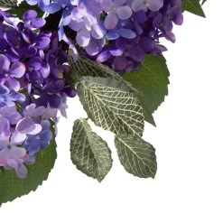 Hot Sale 🛒 Glitzhome® 22" Purple Hydrangea Wreath 🔔 -Glitzhome Sales D600053S 7