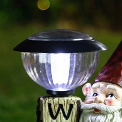 Best deal 😉 Glitzhome® 16" Solar Lamp Post Gnome Garden Statue ⌛ -Glitzhome Sales D600055S 6