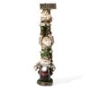 Deals ❤️ Glitzhome® 25.5" Solar Stacked Riding Gnome Garden Statue 💯 -Glitzhome Sales D600056S 1