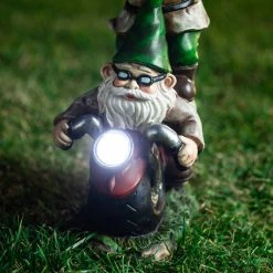 Deals ❤️ Glitzhome® 25.5" Solar Stacked Riding Gnome Garden Statue 💯 15 Deals ❤️ Glitzhome® 25.5" Solar Stacked Riding Gnome Garden Statue 💯 -Glitzhome Sales D600056S 6