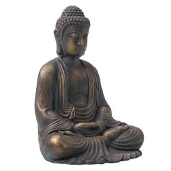 Brand new π Glitzhome® 23" Meditating Buddha Statue π― 13 Brand new π Glitzhome® 23" Meditating Buddha Statue π― -Glitzhome Sales D600065S 4