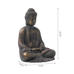 Brand new π Glitzhome® 23" Meditating Buddha Statue π― 17 Brand new π Glitzhome® 23" Meditating Buddha Statue π― -Glitzhome Sales D600065S 8