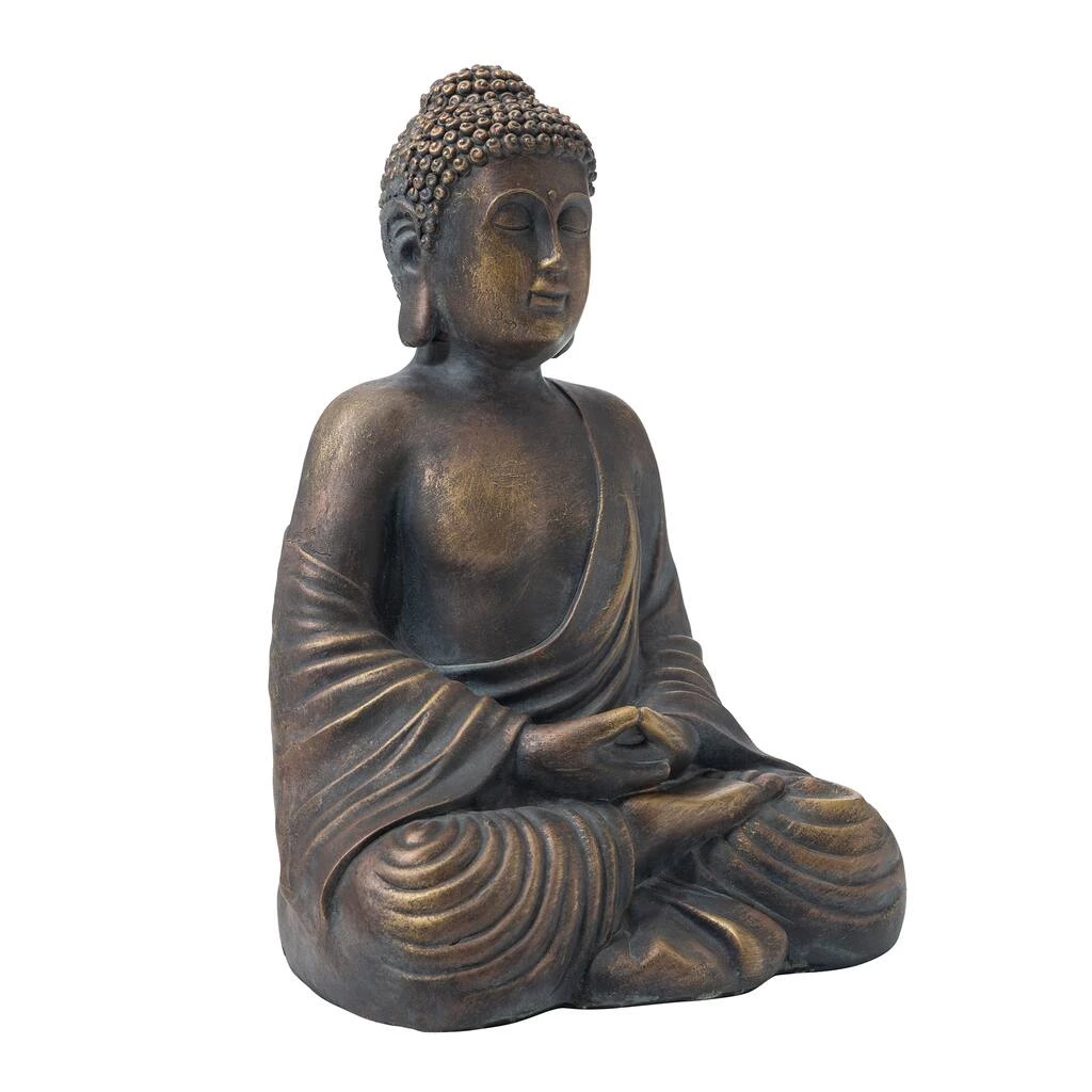 Deals ⌛ Glitzhome® 19" Meditating Buddha Statue ❤️ 6 Deals ⌛ Glitzhome® 19" Meditating Buddha Statue ❤️ - Image 4