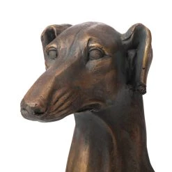 Best reviews of 🎁 Glitzhome® 30" Sitting Left Greyhound 🐕 Dog Statue 🥰 -Glitzhome Sales D600068S 7