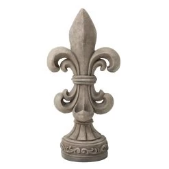 Brand new π Glitzhome® 27" Standing Fleur De Lis Garden Statue π―
