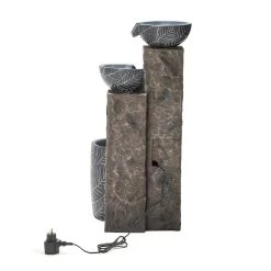 Buy π Glitzhome® 33" Natural Leaf Textured 4-Tier Outdoor Fountain β¨ 17 Buy π Glitzhome® 33" Natural Leaf Textured 4-Tier Outdoor Fountain β¨ -Glitzhome Sales D600498S 8