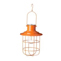 Hot Sale 😍 Glitzhome® 10" Wire Solar Powered Outdoor Hanging Lantern 😍 -Glitzhome Sales D600505S 1