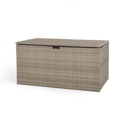 Best Pirce ❤️ Glitzhome® Outdoor Patio Oversized All-Weather Wicker Storage Trunk 👏 -Glitzhome Sales D620442S 1