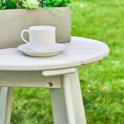 Best Sale 🤩 Glitzhome® 20" Outdoor Patio Round Side Table 🎁 -Glitzhome Sales D620451S 4